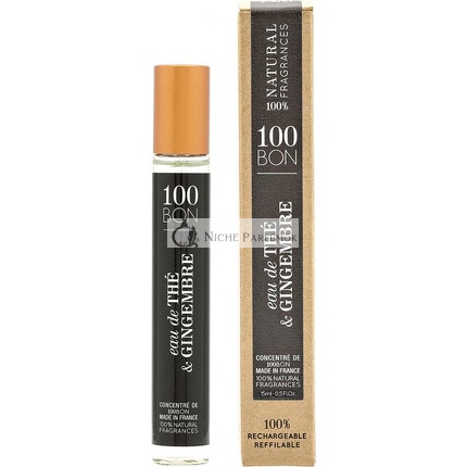 100BON Eau de The & Gingembre koncentrovaná EDP s prírodnými zložkami, 15 ml