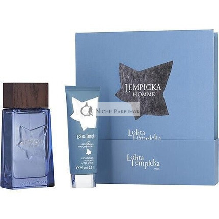 LOLITA LEMPICKA Pánsky parfumový set 100ml EDT + 75ml balzam po holení