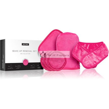 Notino Spa Collection Sada na odlíčenie v mikrovlákne ružová