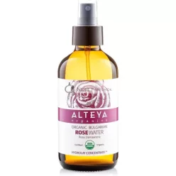 Alteya Organická Ružová voda 120ml sklenená fľaša