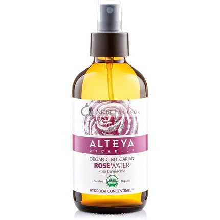 Alteya Organická Ružová voda 120ml sklenená fľaša