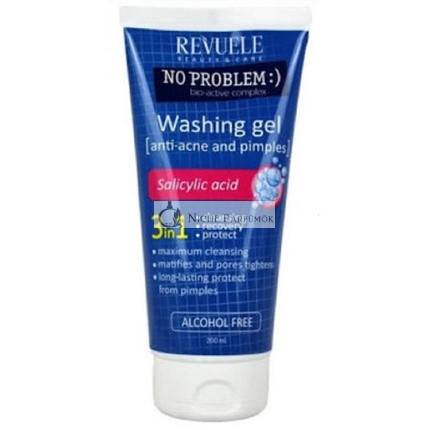 Revuele 3 v 1 Anti Akne Čistiaci Gél so Salicylovou Kyselinou 200ml