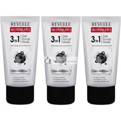 Revuele No Problem 3 v 1 Gél Scrub Maska, 150ml