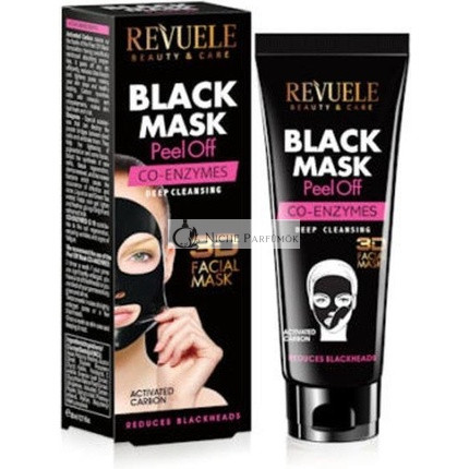 Revuele Čierna Maska Peel Off - Koenzýmy, 80ml