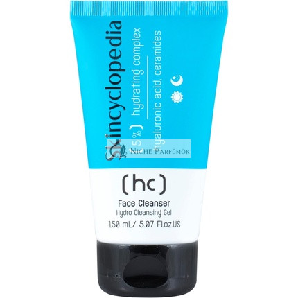 Skincyclopedia Hydratačné Čistiace Mlieko na Suchú Pokožku s 5% Hyalurónovou Kyselinou, Ceramidmi a Niacínom, 150 ml