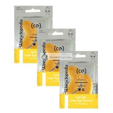 Skincyclopedia Vysokokvalitné Vitamín C Hydrogelové Očné Patches na Tmavé Kruhy, 60g