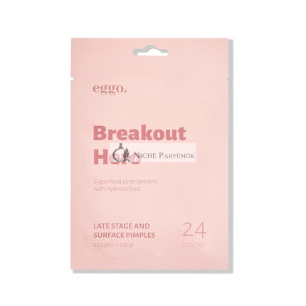 Eggo Breakout Hero Hydrokolloidná náplasť na akné, 24 kusov