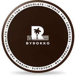   BYROKKO Lesklý Hnedý Čokoládový Zrýchľovač Opálenia 200ml Super XXL Rýchly Bronzujúci Krém na Intenzívne Čokoládové Opálenie