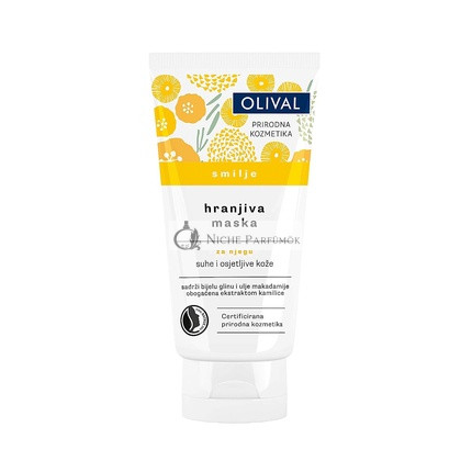 Olival Vyživujúca Maska na Tvár s Olejom z Nezábudky, Hĺbkovo Čistiaca, 75ml