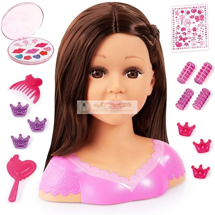 Bayer Design Charlene Super Model Styling Head s make-upom a doplnkami