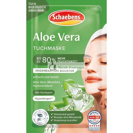 Schaebens Aloe Vera Tkaninová Maska, 21g