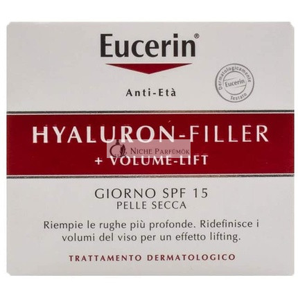 Eucerin Hyaluron Filler + Volume Lift Denný Krém pre Suchú Pokožku 50ml