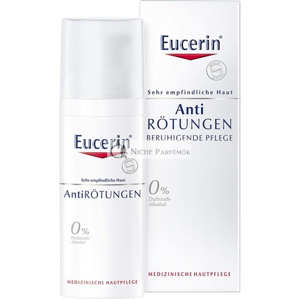 Eucerin Upokojujúca Nočná Starostlivosť proti Ružovke, 50 ml