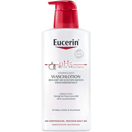 Eucerin pH5 Telové a tvárové umývacie mlieko s pumpičkou, 400ml