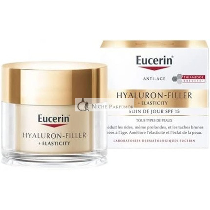 Eucerin Hyaluron-Filler + Elasticity Denný Krém SPF15 50ml,
