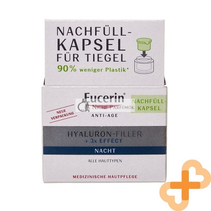 Eucerin Hyaluron Filler Hydratačný Nočný Krém Náhradná Náplň 50ml