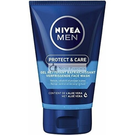 NIVEA MEN Protect & Care Čistiaci Gél na Tvár, 100ml