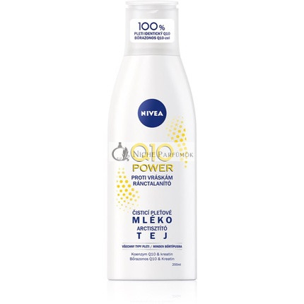 Nivea Q10 Power Čistiaci mlieko proti vráskam, 200ml