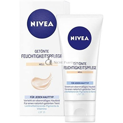 NIVEA Tónovaný Hydratačný Krém pre Svetlé Typy Pleti, 50ml Tubus