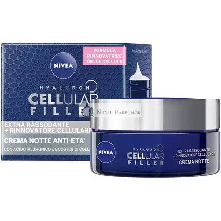 Nivea Anti-aging nočný krém Hyaluron Cellular Filler 50ml