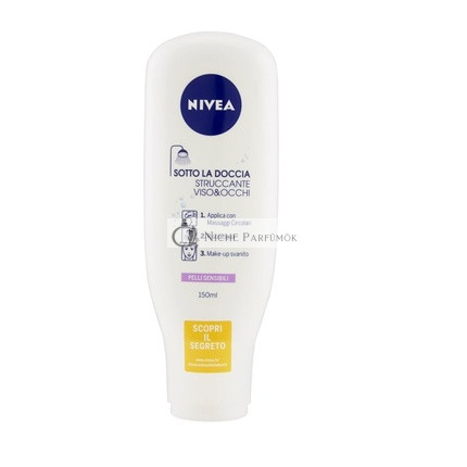 Nivea Odličovač make-upu pod sprchou, pre citlivú pleť