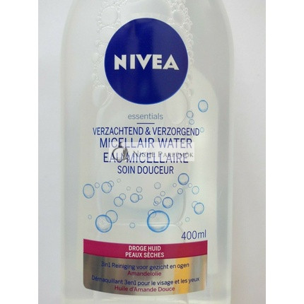 NIVEA Micelárna voda 3 v 1 odstraňovač make-upu s mandľovým olejom, 400ml