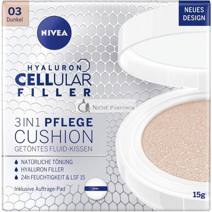 Nivea 3-v-1 Anti-Age Care Vankúš pre Prírodné Zafarbenie a Hydratáciu, Tmavý Typ Pleti