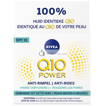 Nivea Q10 Krém proti vráskam na deň s ľahkou textúrou 50ml