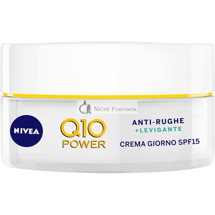 NIVEA Q10 Anti-Aging + Zjemňujúci Póry Extra Ľahký Denný Krém, SPF 15, 50ml