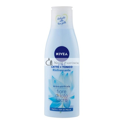Nivea Aqua 2 v 1 Čistiaca Mlieko a Tonikum na Tvár, 200ml