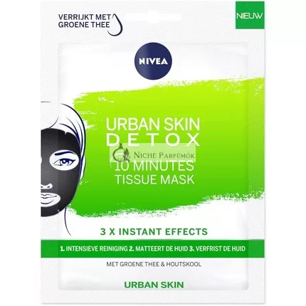 Nivea Urban Skin Detox Tkaninová Maska
