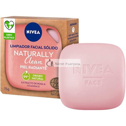 Nivea Prírodne Čistá Žiariaca Pokožka Pevný Čistič Tváre, 75g