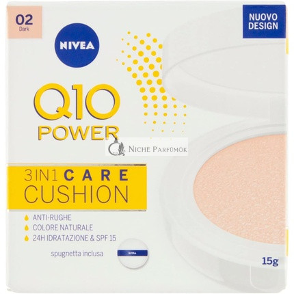 Q10 Plus Anti Age 3 v 1 Starostlivosť o pleť Vankúš 02 Tmavý