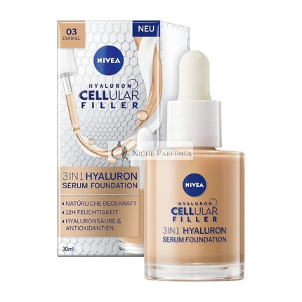 Nivea Cellular Filler 3-v-1 Hyalurónové sérum na základ, 30ml
