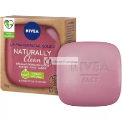   NIVEA Prírodne Čistý Pevný Čistiaci Prostriedok na Tvár, 75g