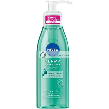NIVEA Derma Skin Clear Čistiaci gél, 150ml