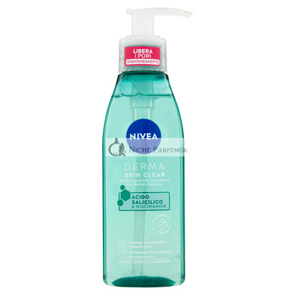 Nivea Derma Čistiaci Gél proti nedokonalostiam, 150ml