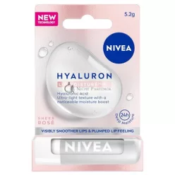 NIVEA Hyaluron Balzam na pery s ružou, 5.2g