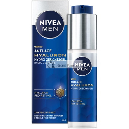 NIVEA MEN Anti-Age Hyaluron Hydro Gél na tvár