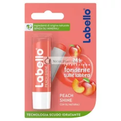   Labello Broskýňový lesklý hydratačný farebný balzam na pery so sladkou broskyňovou príchuťou