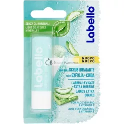 Hidratácia a peelingový balzam na pery s aloe vera