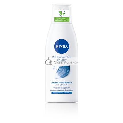 NIVEA Jemné čistiace mlieko pre normálnu a suchú pleť, odličovač, 200ml