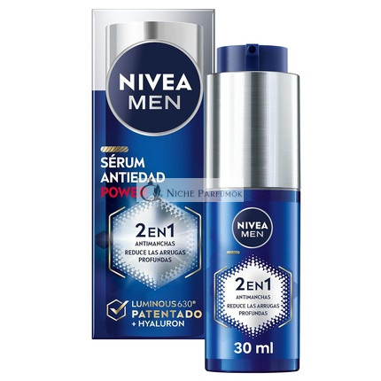 NIVEA MEN POWER Anti-Aging Sérum 2 v 1 proti Vráskam a Starnutiu, 30ml