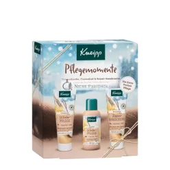   Kneipp Care Moments Darčekový set - Vybrané zimné starostlivosti bestseller: 1x Krémová kúpeľ, 1x Krémová sprcha a 1x Oprava krém na ruky