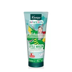   Kneipp Naturkind Drachenkraft Šampón a Sprchový Gél - Šampón a Sprchový Gél pre Deti s Malým Drakom - 2 v 1 Detský Sprchový Gél s Ovocnou Príchuťou - Bez Slz a Ľahko Rozčesateľný - Vegánsky, 200ml