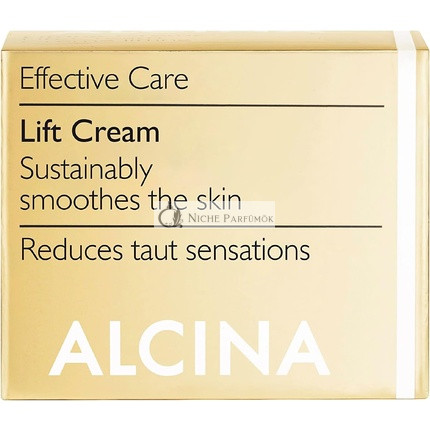 Alcina E Lifting Krém Krém na Starostlivosť o Pleť s Hyalurónovou Kyselinou pre Hladkú Pokožku - 2 Balenia 50ml (100ml spolu)