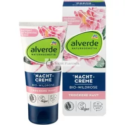   Alverde Prírodná Kozmetika Divoká Ruža Nočný Krém, 50ml