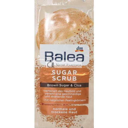 Balea Cukrový Peeling Hnedý Cukor & Chia