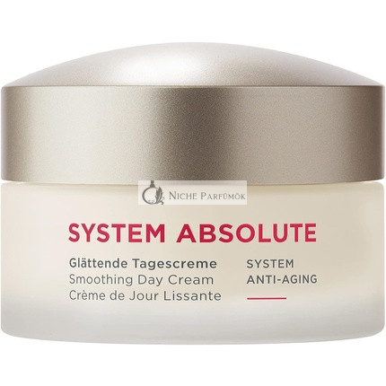 Annemarie Borlind System Absolute Hladící Denný Krém - Aktivuje Produkciu Kolagénu a Elastínu - Ideálna Základná Smotana s Krémovou Bohatou Textúrou, 50ml