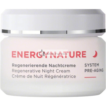 Annemarie Borlind EnergyNature Regenerujúci Nočný Krém pre Normálnu a Suchú Pokožku - Výživný, Energizujúci a Regenerujúci - Vegánsky